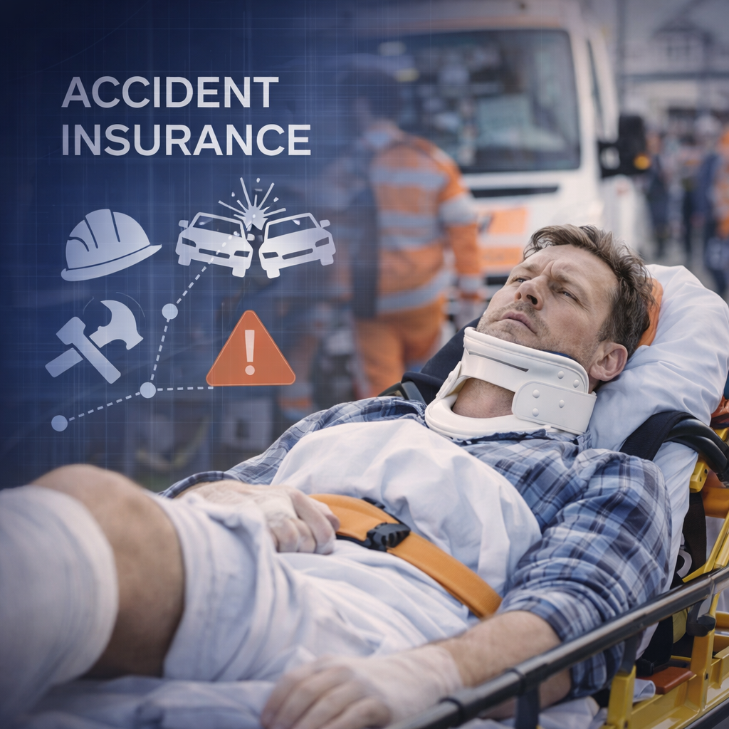 Accident insurance illustration