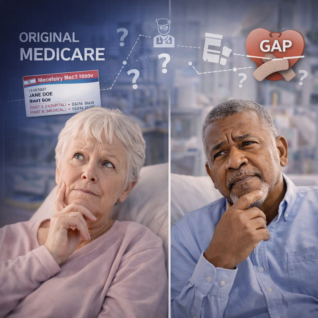 Original Medicare coverage illustration